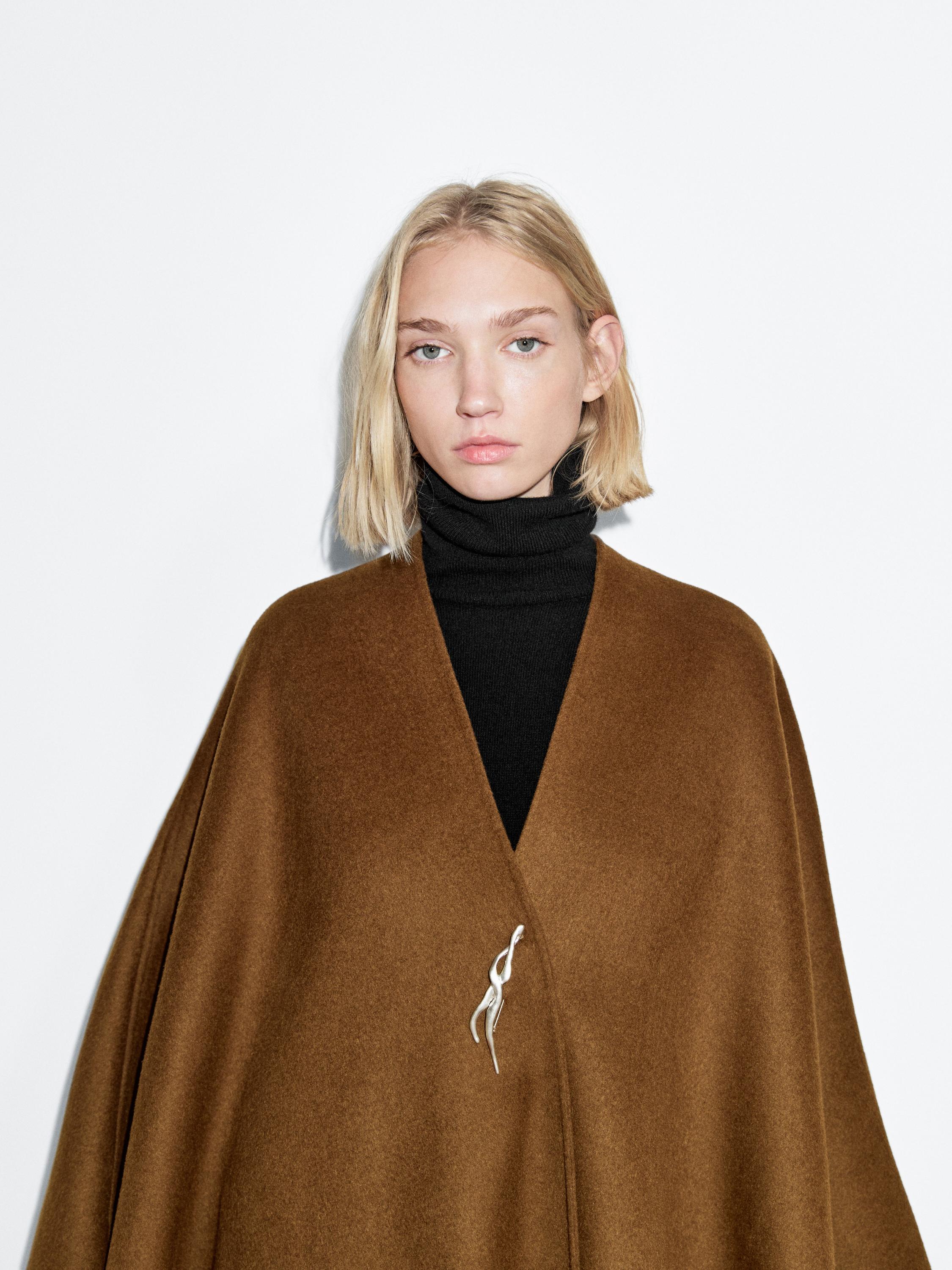 Wool blend Cape